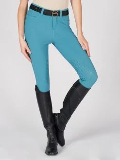Vestrum Ladies Riding Breeches Knee Grip Syracuse Dusty Blue -Sports - Equestrian 31W1003 65002 00073 1