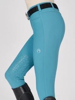 Vestrum Ladies Riding Breeches Knee Grip Syracuse Dusty Blue -Sports - Equestrian 31W1003 65002 00073 5