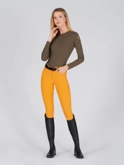 Vestrum Ladies Riding Breeches Knee Grip Lazise Ochre 11 Vestrum Ladies Riding Breeches Knee Grip Lazise Ochre -Sports - Equestrian 31W1016 65002 00019 2