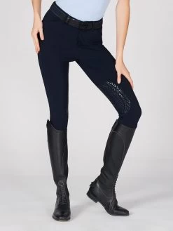 Vestrum Riding Breeches Knee-grip Ladies Ischia Navy -Sports - Equestrian 31W1028 65002 00079 1