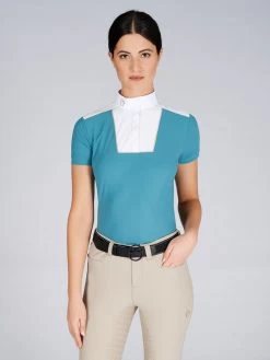 Vestrum Competition Shirt Short Sleeves Ladies Camaiore Dusty Blue
