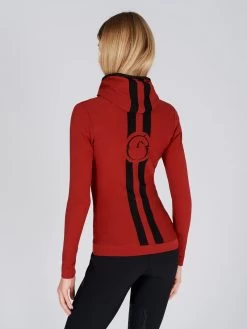 Vestrum Training Shirt With Zipper Ladies Bonassola Copper Red -Sports - Equestrian 31W7201 60018 00040 4