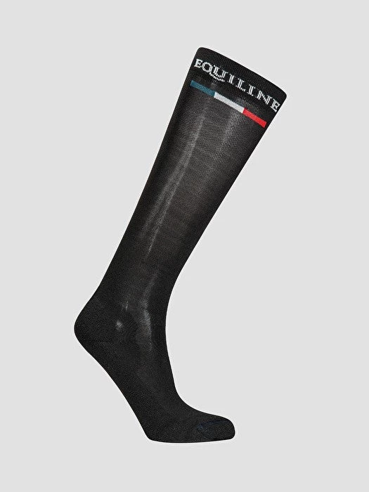 Equiline Riding Socks Silver Plus Light Black 1 Equiline Riding Socks Silver Plus Light Black