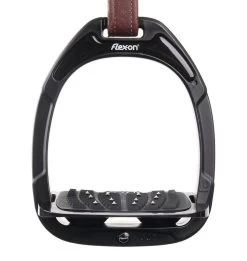 Flex-on Green Composite Stirrups Black Ultra Grip