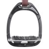 Flex-on Green Composite Stirrups Black-light Grey Ultra Grip