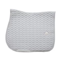 Kentucky Horsewear Saddle Pad Fishbone Jumping White