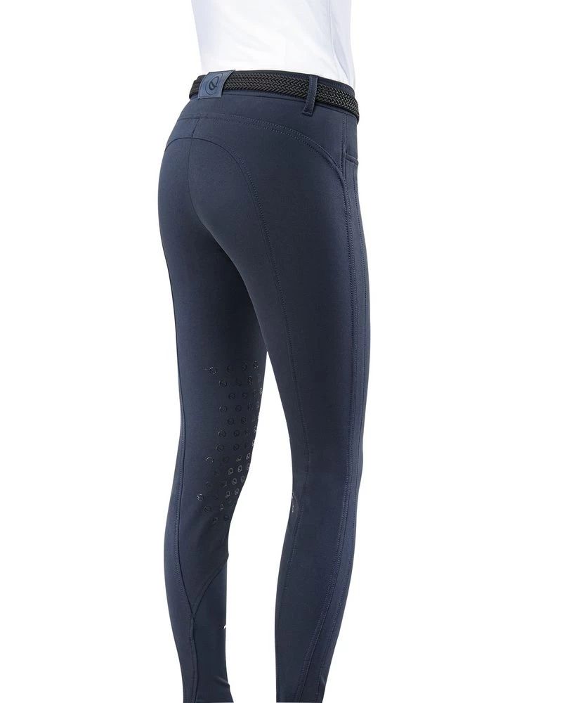Eqode Breeches Ladies Knee-grip Delma Navy 2 Eqode Breeches Ladies Knee-grip Delma Navy - Image 2