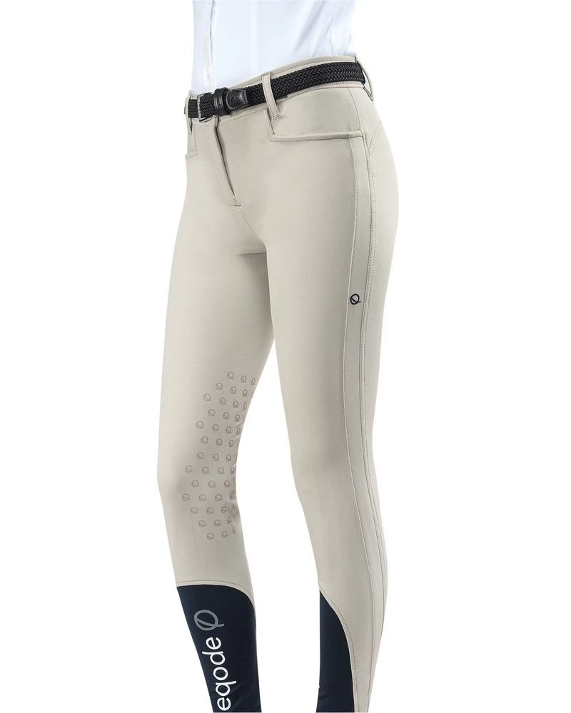 Eqode Breeches Ladies Knee-grip Delma Beige 1 Eqode Breeches Ladies Knee-grip Delma Beige