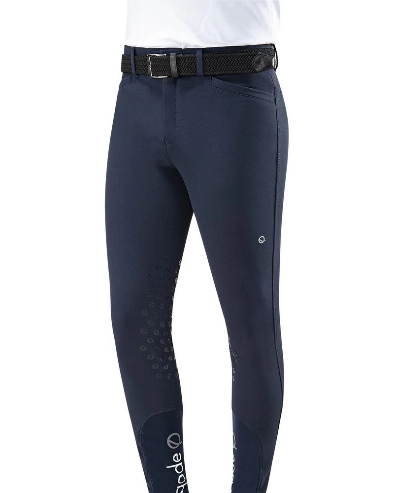 Eqode Riding Breeches Men Knee-grip Davis Navy 1 Eqode Riding Breeches Men Knee-grip Davis Navy