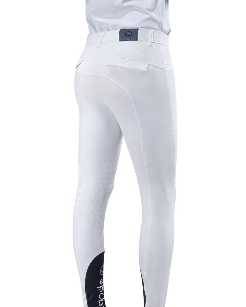 Eqode Riding Breeches Men Knee-grip Davis White 2 Eqode Riding Breeches Men Knee-grip Davis White - Image 2