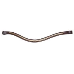 LJ Leathers Clincher Wave Browband Brown