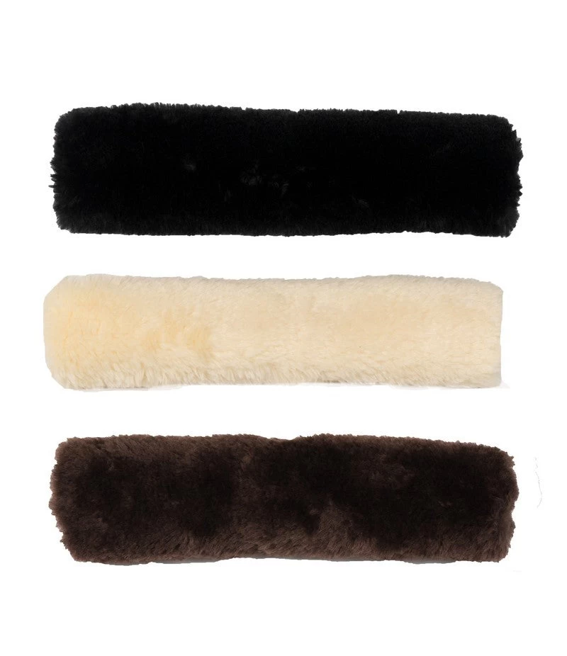 Kentucky Horsewear Nosebandcover Sheepskin Beige 1 Kentucky Horsewear Nosebandcover Sheepskin Beige