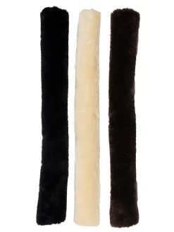 Kentucky Horsewear Breastplatecover Sheepskin Black