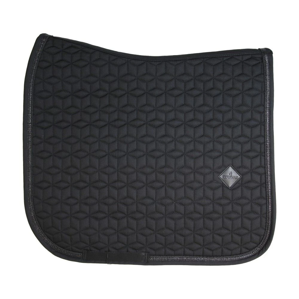 Kentucky Horsewear Saddle Pad Glitter Rope Dressage Black