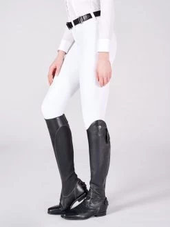 Vestrum Ladies Riding Breeches Knee Grip Syracuse White -Sports - Equestrian 8149