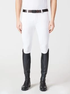 Vestrum Men Riding Breeches Nashville White
