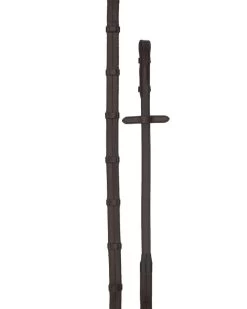 LJ Leathers Rubber Reins With Stoppers New Pro