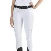 Equiline Riding Breeches Knee Grip Ash White