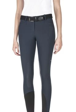 Equiline Riding Breeches Knee Grip Ash Navy