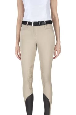 Equiline Riding Breeches Knee Grip Ash Beige