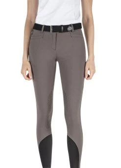 Equiline Riding Breeches Knee Grip Ash Brown