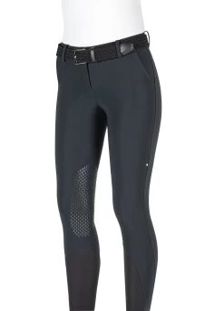 Equiline Riding Breeches Ladies Knee Grip Brendak Black