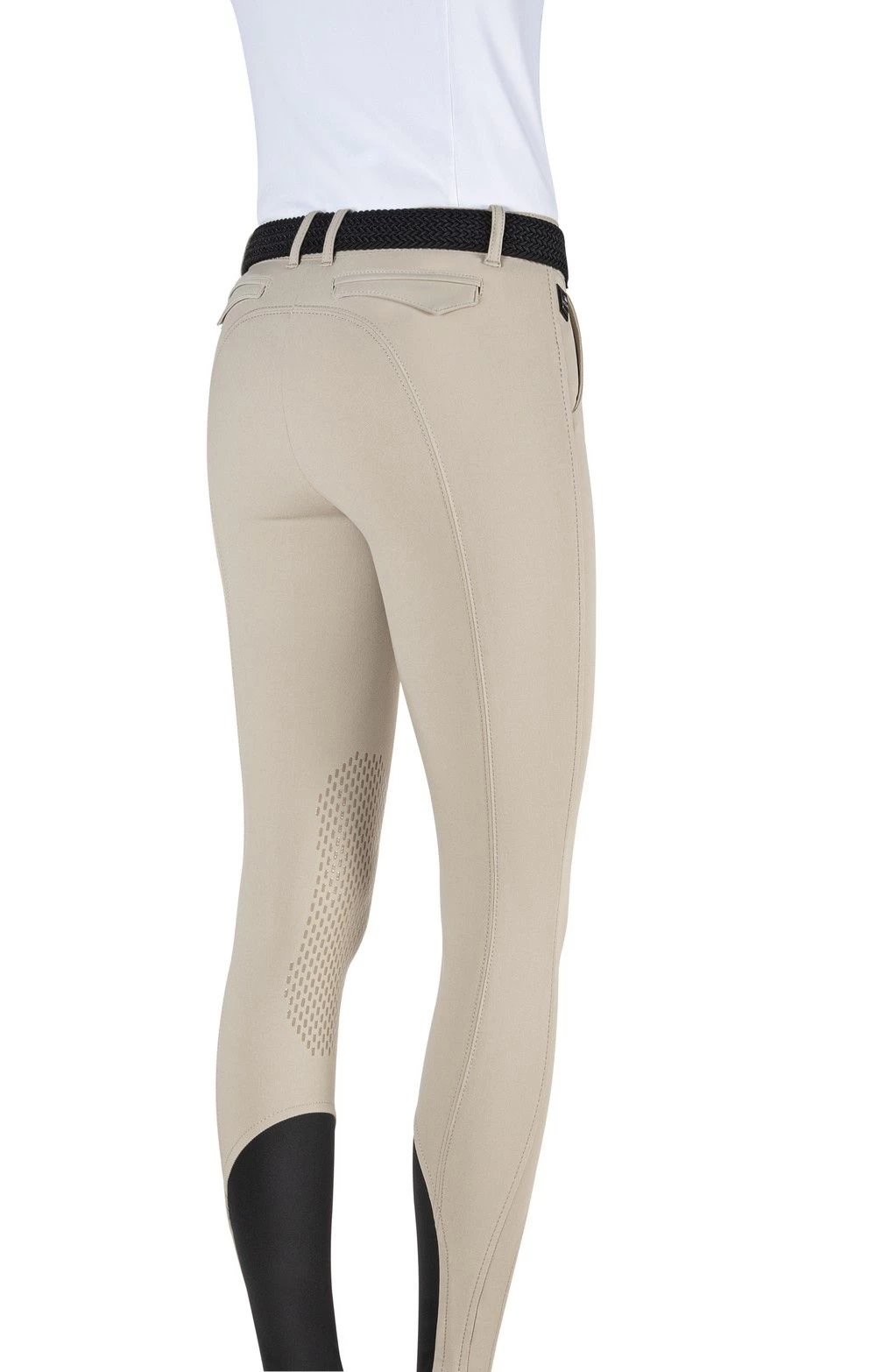 Equiline Riding Breeches Ladies Knee Grip Brendak Beige 2 Equiline Riding Breeches Ladies Knee Grip Brendak Beige - Image 2