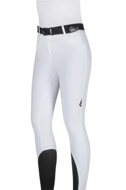 Equiline Riding Breeches Ladies Full Grip High Waist Adellek White