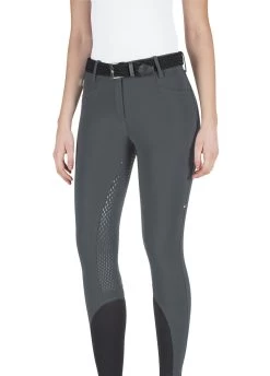 Equiline Riding Breeches Ladies Full Grip High Waist Adellek Night Grey