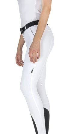 Equiline Riding Breeches Ladies Full Grip Julik White -Sports - Equestrian 8777