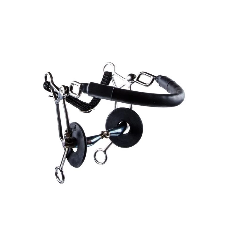 TRUST Equestrian Sweet Iron Locked Hackamore Combi Long 1 TRUST Equestrian Sweet Iron Locked Hackamore Combi Long