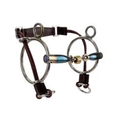 TRUST Equestrian Sweet Iron Brass Ring Curbgag