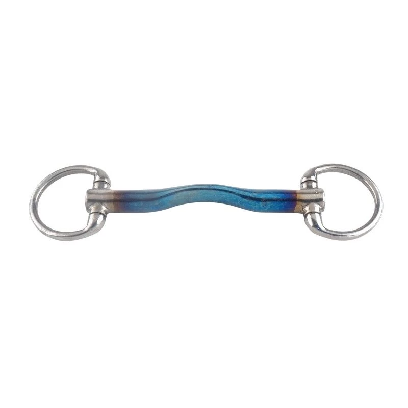 TRUST Equestrian Sweet Iron Eggbut Small Rings Low Port 1 TRUST Equestrian Sweet Iron Eggbut Small Rings Low Port