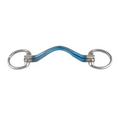 TRUST Equestrian Sweet Iron Eggbut Small Rings Medium Port
