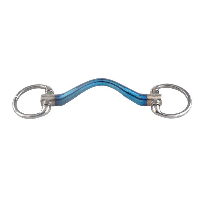 TRUST Equestrian Sweet Iron Eggbut Small Rings Medium Port 1 TRUST Equestrian Sweet Iron Eggbut Small Rings Medium Port