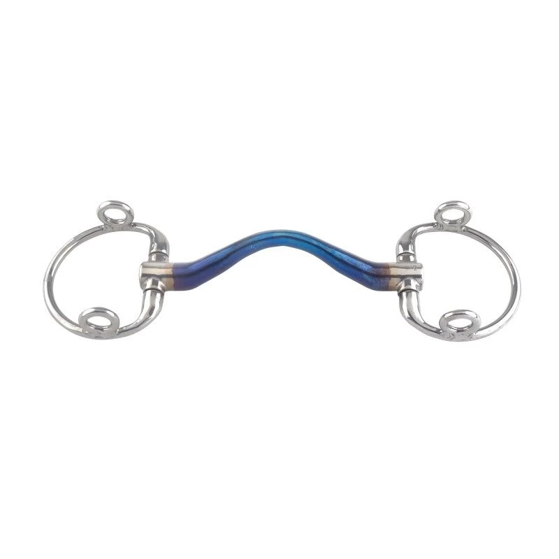 TRUST Equestrian Sweet Iron Eggbut Gag Medium Port 1 TRUST Equestrian Sweet Iron Eggbut Gag Medium Port