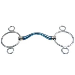 TRUST Equestrian Sweet Iron 3-ring Medium Port