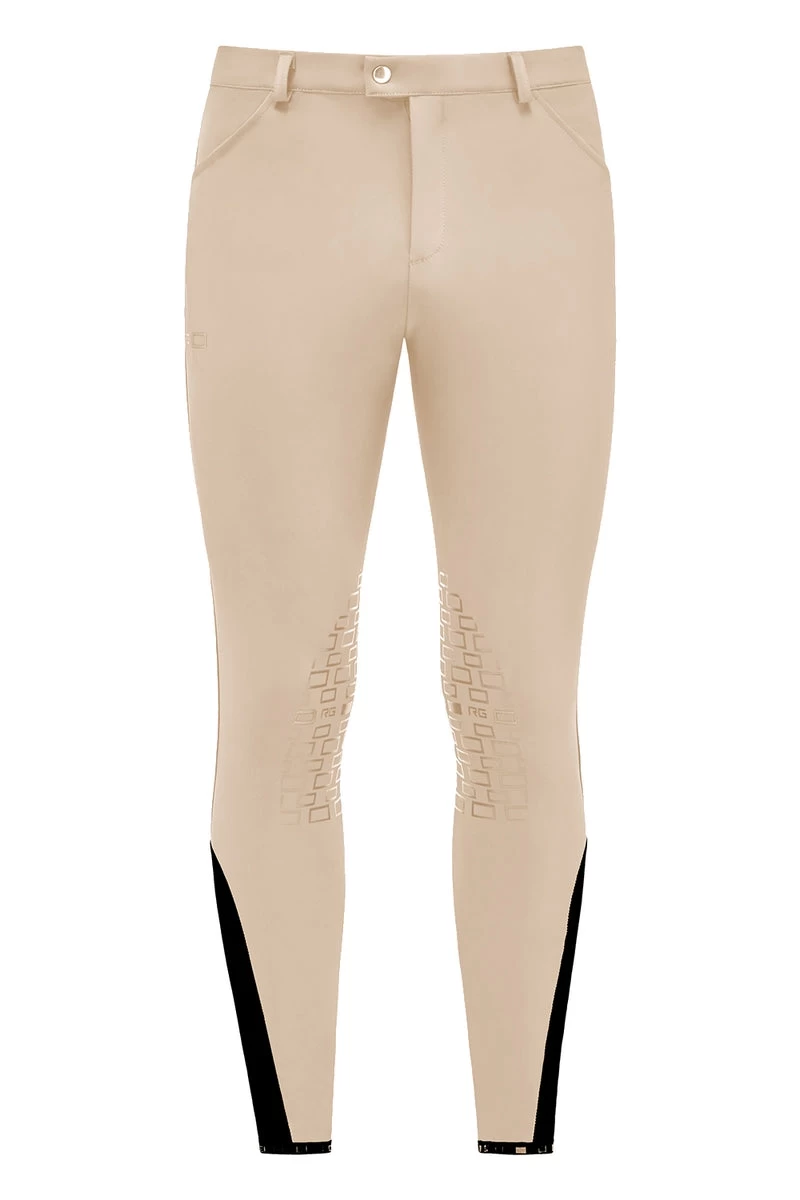 RG Riding Breeches Knee Grip Men Beige 1 RG Riding Breeches Knee Grip Men Beige