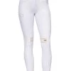 RG Riding Breeches Knee Grip Ladies With High Waist White