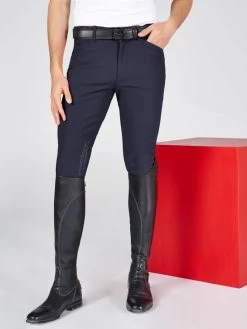 Vestrum Riding Breeches Knee Grip Men San Diego Navy