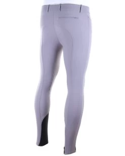 Equiline Riding Breeches Men Knee Grip Crentk Stone Grey -Sports - Equestrian Crentk2