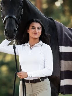 PS Of Sweden Competition Shirt Long Sleeves Ladies Heather White -Sports - Equestrian DSC3206.jpgbewerkte