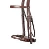 TRUST Bridle Dublin Leather Covered Rope Noseband Silver Buckle Brown