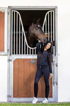 Equiline Sweatshirt Ladies Grobyg Black -Sports - Equestrian EquilinebyMichelleVanTinePhotography 6