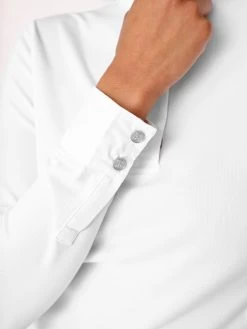 PS Of Sweden Competition Shirt Long Sleeves Ladies Heather White -Sports - Equestrian G 20230511 PSOS HEATHER White 0065