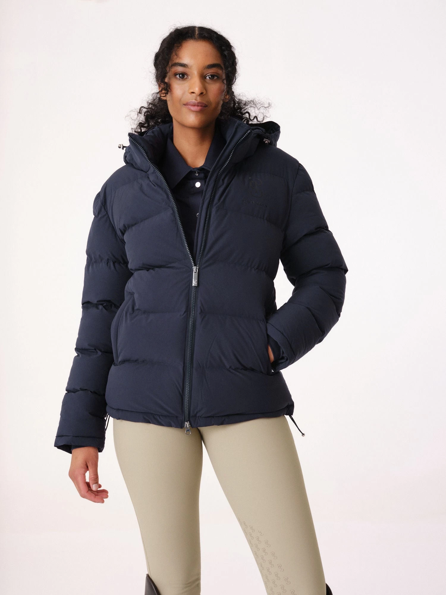 PS Of Sweden Puffer Jacket Ladies Unni Navy 4 PS Of Sweden Puffer Jacket Ladies Unni Navy - Image 4