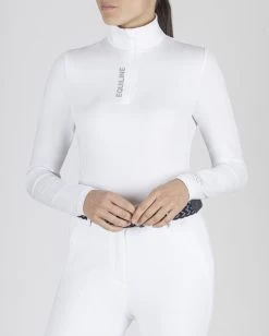Equiline Training Shirt Second Skin Ladies Canic White
