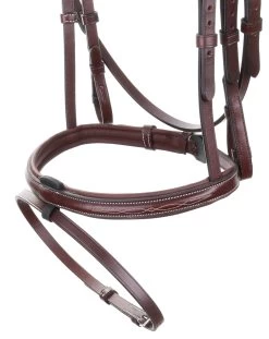 Equiline Bridle Flash Noseband Clincher Browband Brown -Sports - Equestrian HRCbridle2 1