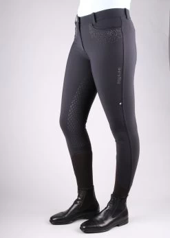 Equiline Riding Breeches Ladies Full Grip Giaiaf Black