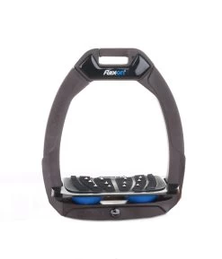 Flex-On Safe On Safety Stirrups Ultra Grip Brown